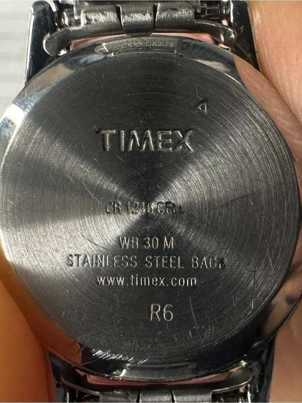 Timex T2H371 Women's Silver Watch with White Dial